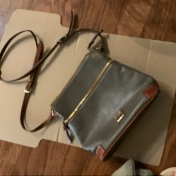 Dooney & Bourke Elephant Gray Crossbody Bag - Picture 2 of 2